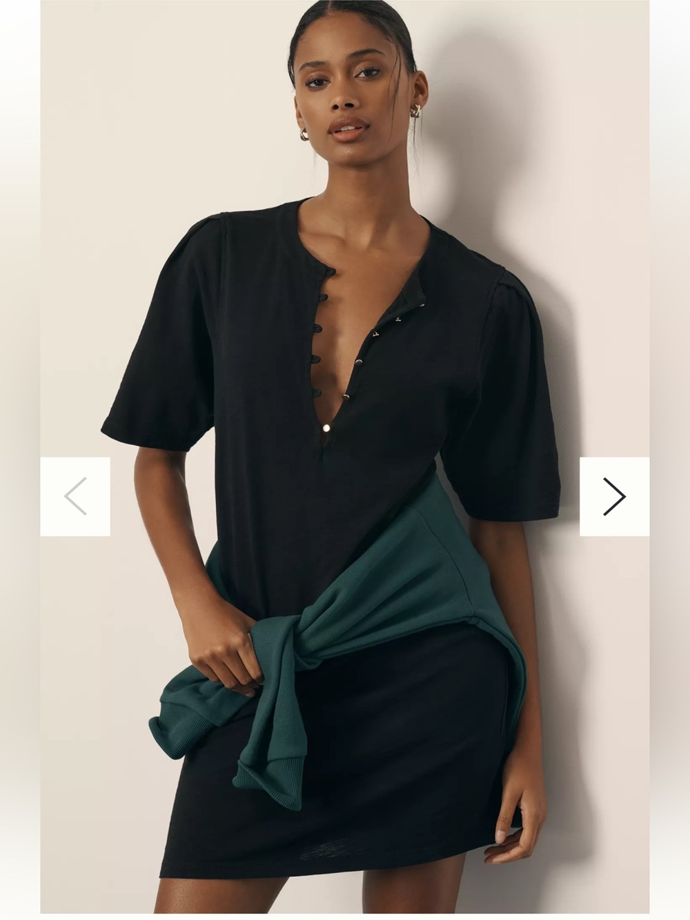 Nation LTD Sallie Mini Dress - Size Medium - Black